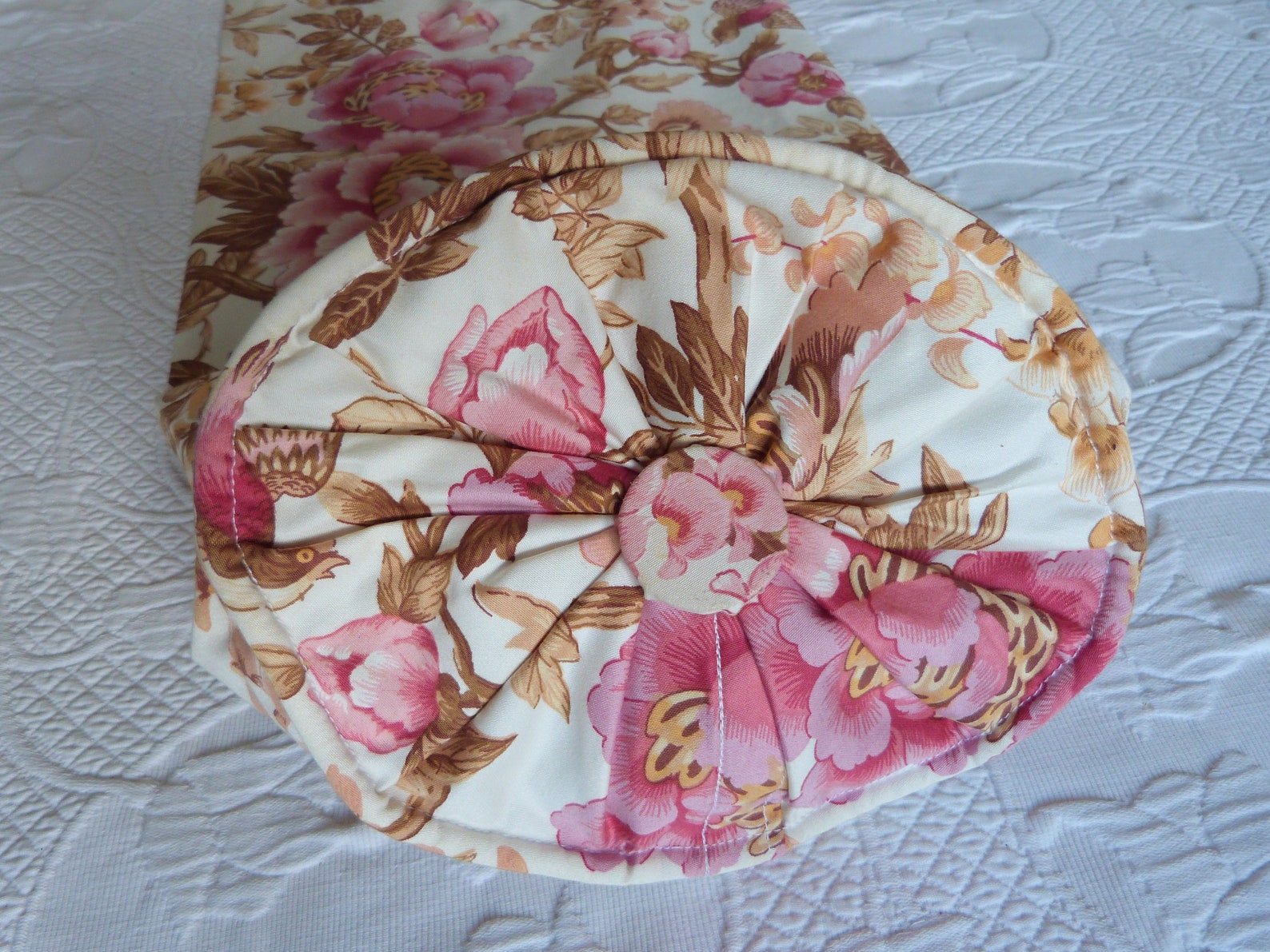 Romantic Vintage French Bolster Pillow Cover Case Floral Etsy