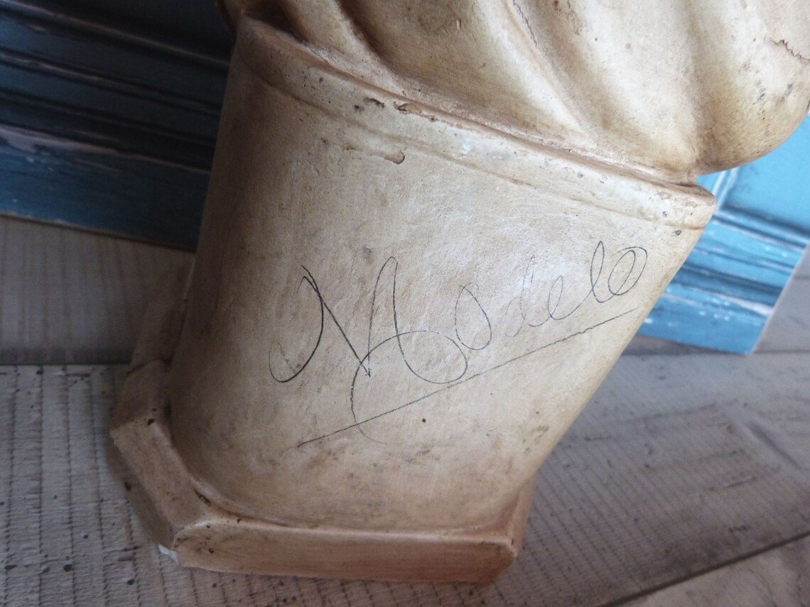 Antique French Religious Mold for Statue Sacred Heart of Jesus Etsy