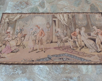 Tapisserie Reproduction uniques DEPART POUR LA CHASSE 140 X 185 Tapisserie Reproduction uniques DEPART POUR LA CHASSE 140 X 185