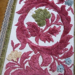 Antique French Round Doily Table Cloth Handmade W Velvet - Etsy