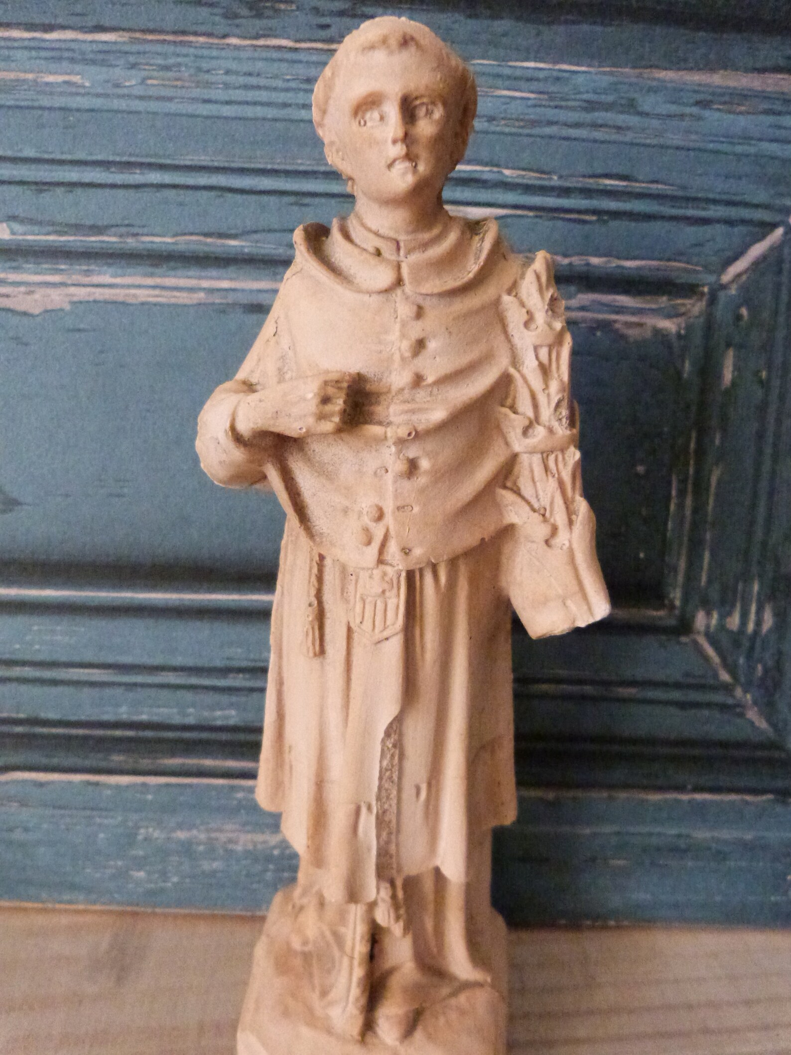 Antique French Religious Statue of Saint Raymond Nonnatus Etsy