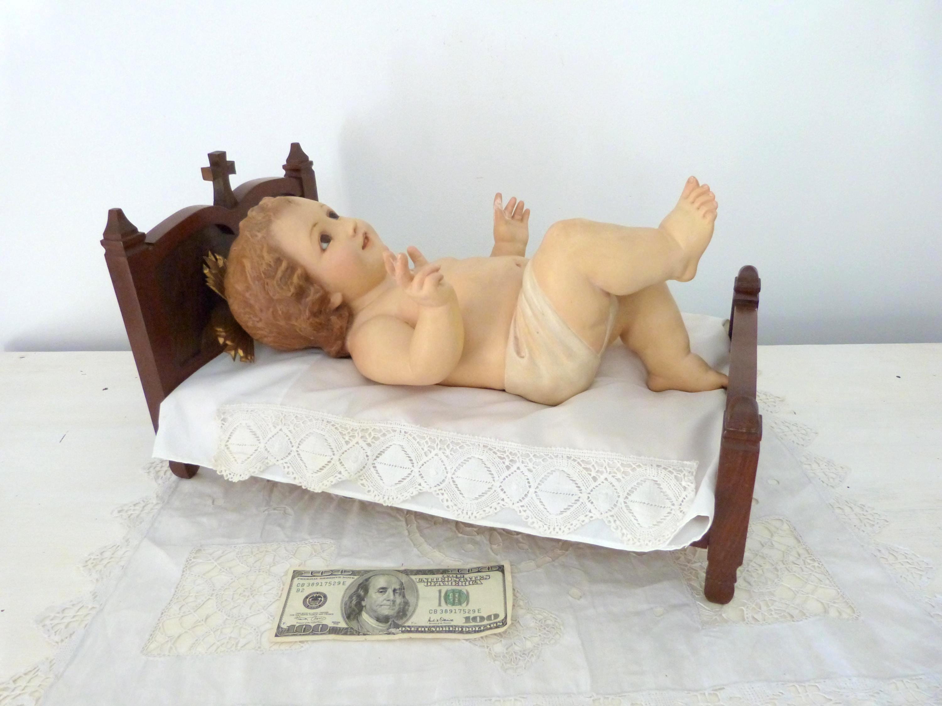 Antique baby jesus with glass eyes - Etsy 日本