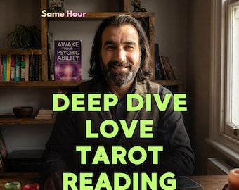 Lectura psíquica y de tarot del amor en profundidad / Claridad para almas gemelas y llamas gemelas / Entrega en la misma hora