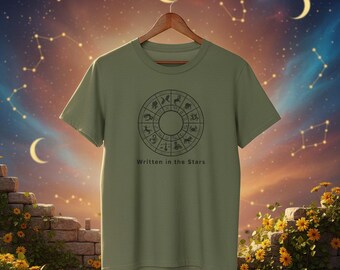 Zodiac Wheel Written in the Stars Tee | Astrology Shirt
