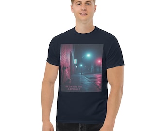 Neon Punk Skater T-Shirt – 80s Retro Streetwear Graphic Tee