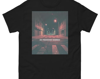 80s Punk Rock Graphic Tee - No Permission Required
