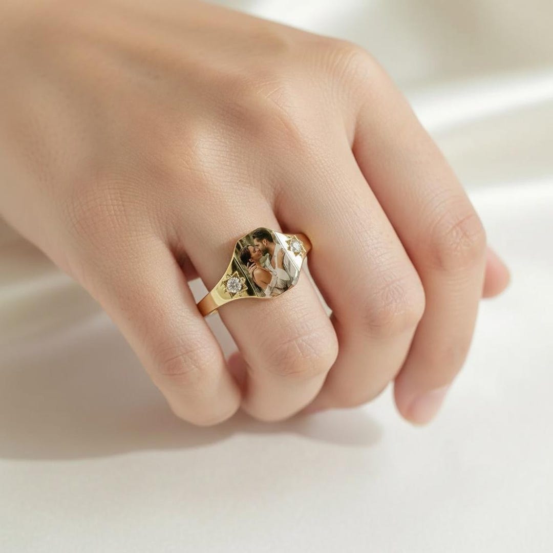 Memory Snap Custom Ring - Etsy