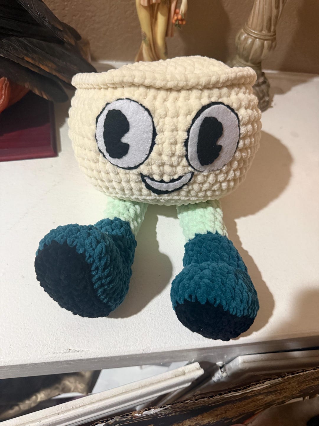 Wingstop Ranchie Crochet Plush Amigurumi / Ranch Plush With Legs - Etsy ...