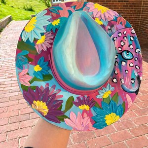 Handpainted Fedora Hats - Etsy display picture 1