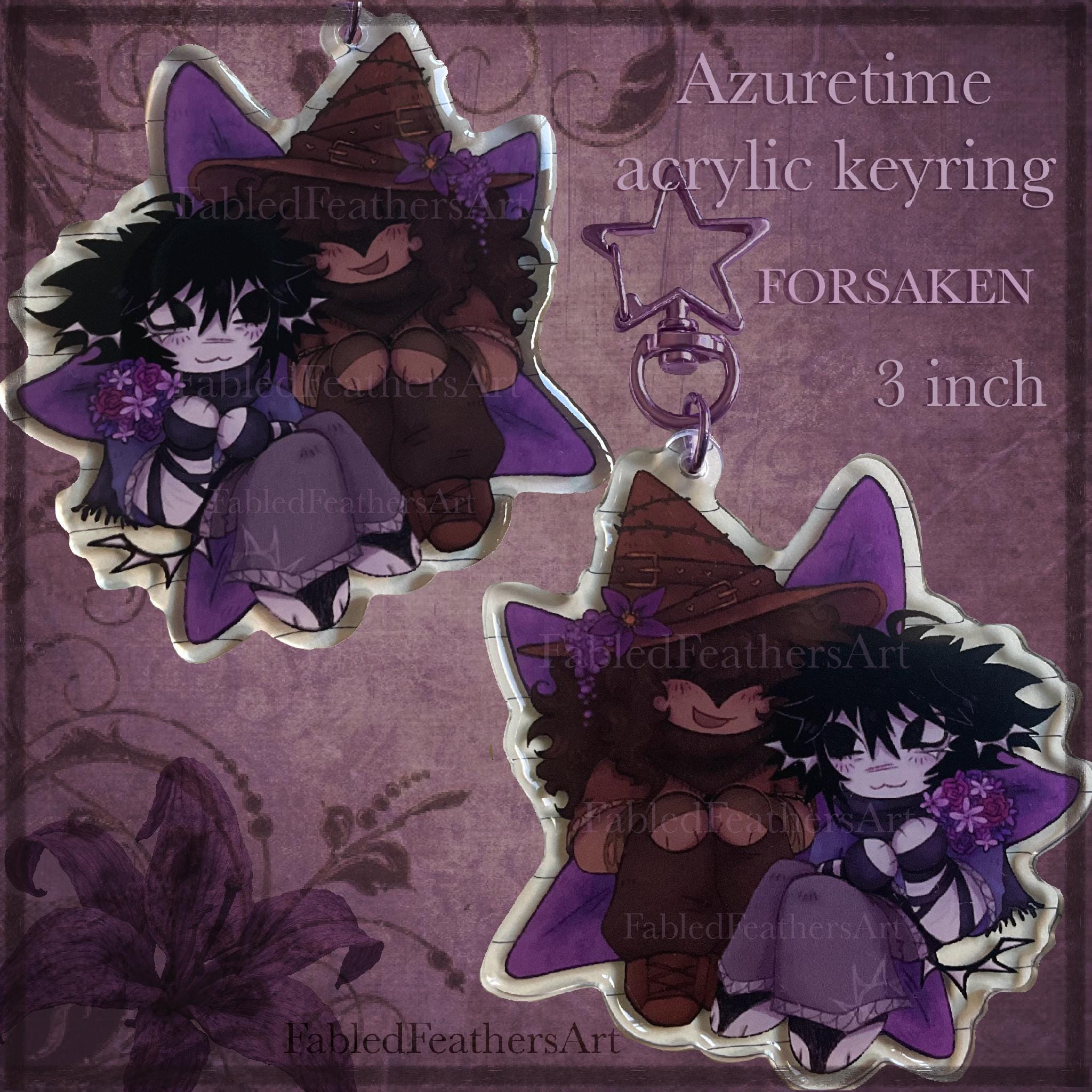FORSAKEN Azuretime Keyring - Etsy