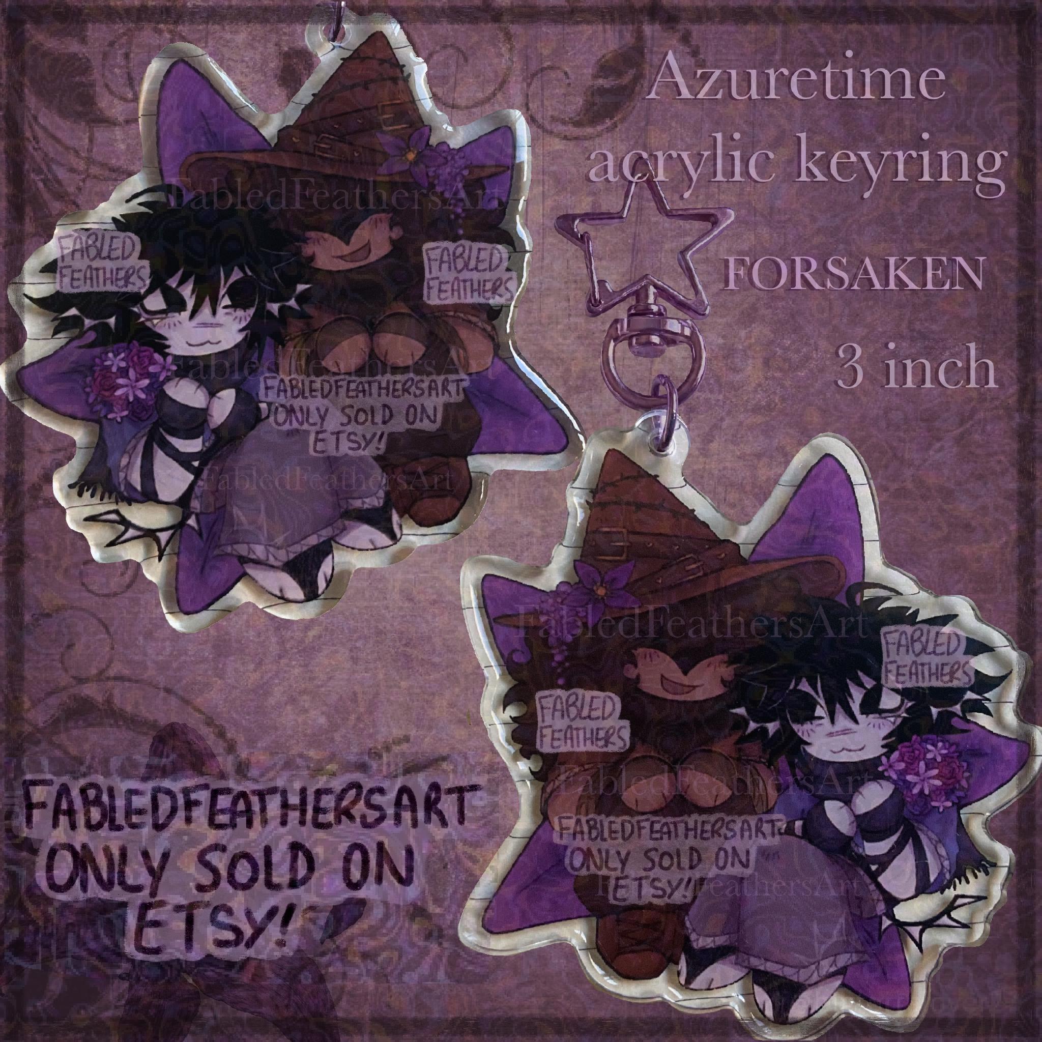 FORSAKEN Azuretime Keyring - Etsy