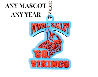 Custom School Mascot Keychain | Personalized Team Spirit Gift