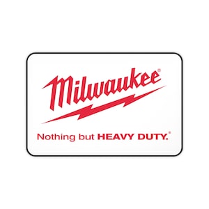 Milwaukee Logo Desk Mat | Nothing But Heavy Duty Mouse Pad