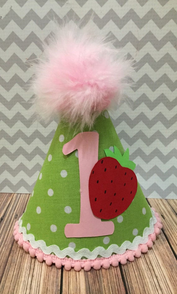 Berry Birthday 1st Birthday Party Hat Cake Smash Birthday Photoshoot