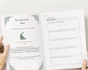 Goal Setting Worksheets | 34-Page Guided Toolkit for Creatives (PDF Download)