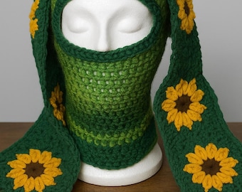 Sunflower Bunnie Ski mask