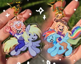 Chaveiros Cowyboy MLP de 2,5 polegadas