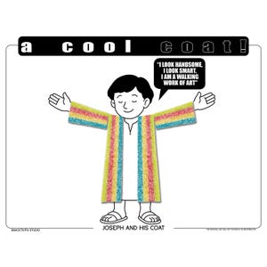 Joseph's Coat SNACKTIVITY! Printable Bible Coloring Page for Kids - Just Add SNACKS!!