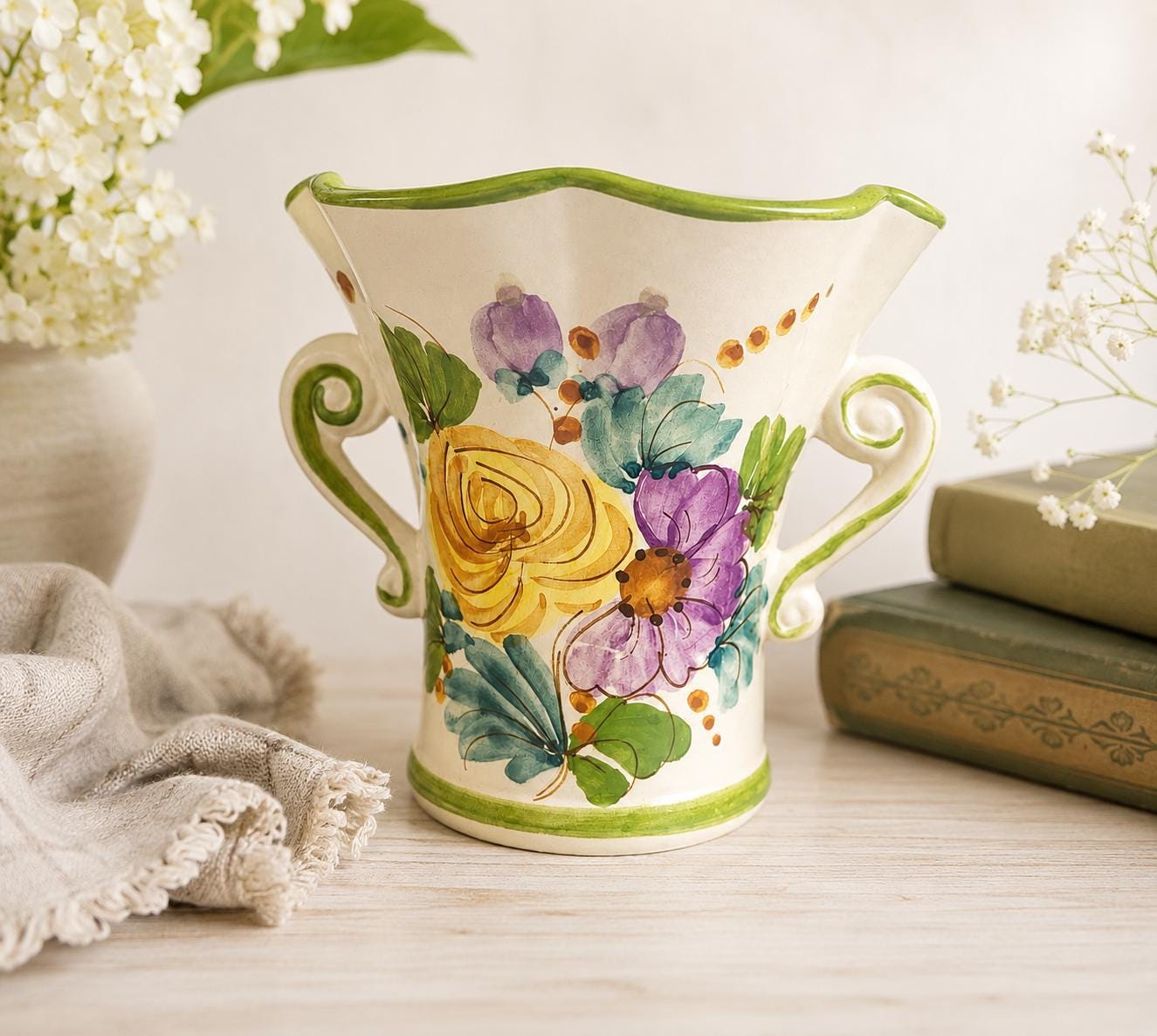 1976 Pottery Vase - Etsy