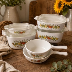 Vintage CorningWare “Spice of Life” Cookware Collection