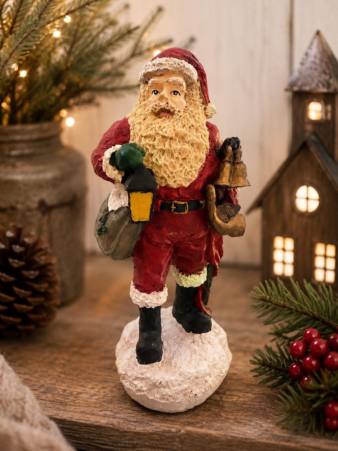 Santa With Lantern Vintage Christmas Collectibles - Etsy - Page 4