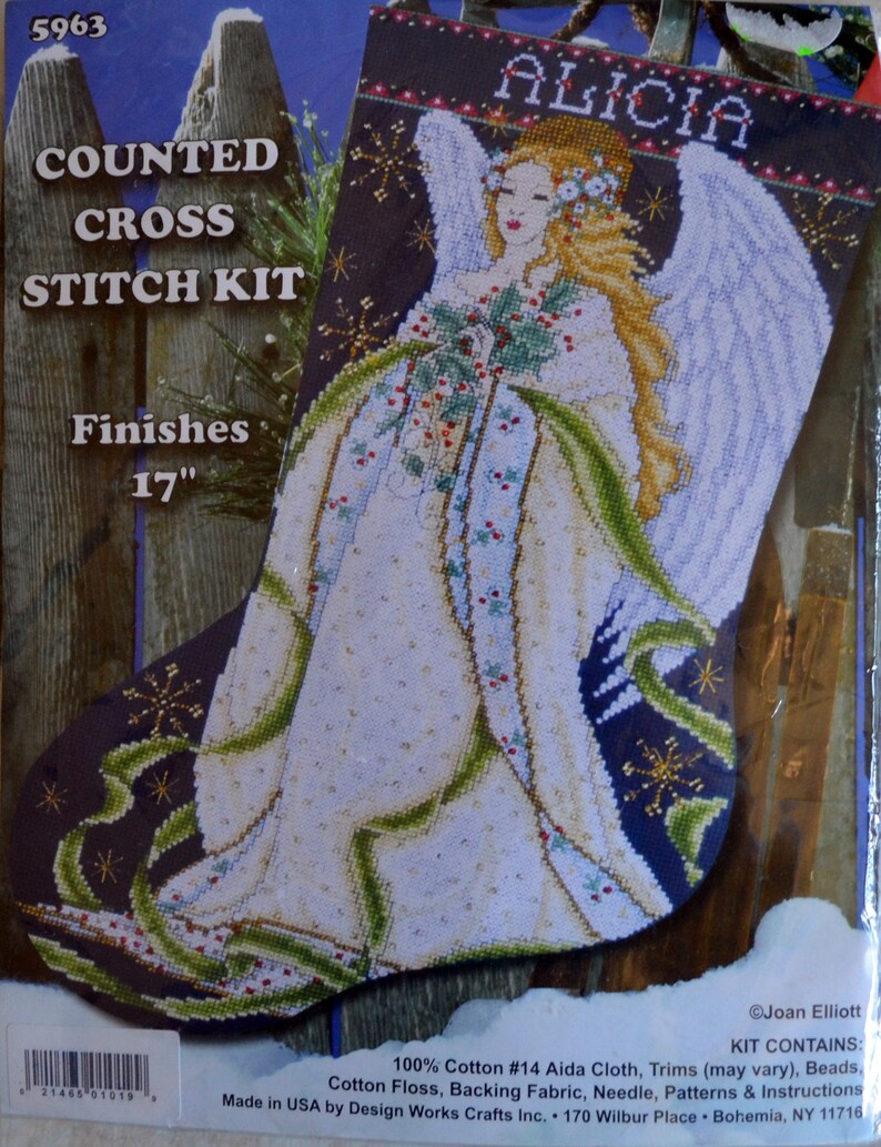 Dimensions Counted Cross Stitch Kit 16/" Long-Snow Bears Stocking 14 Count