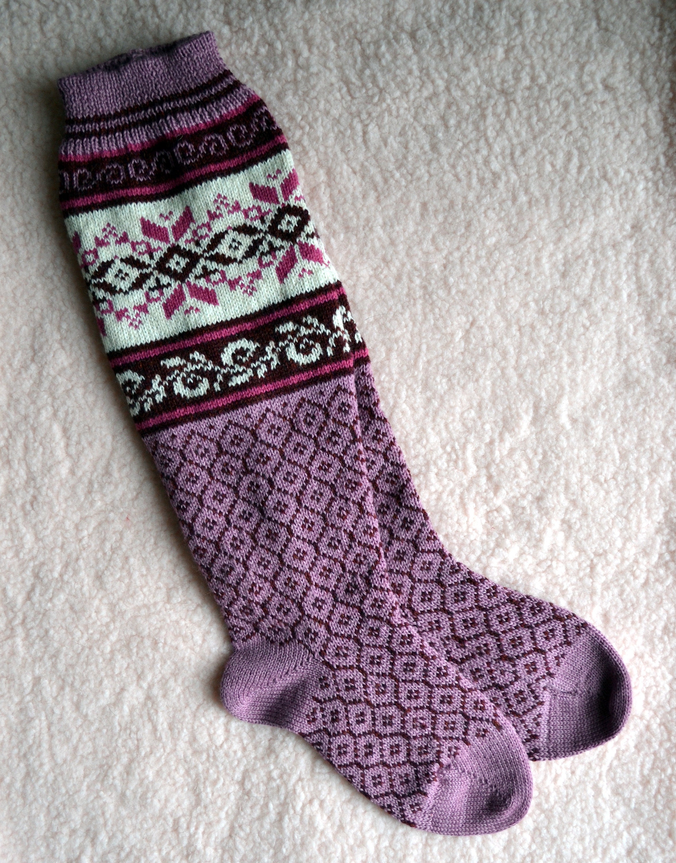 Norwegian Folk Socks - Etsy