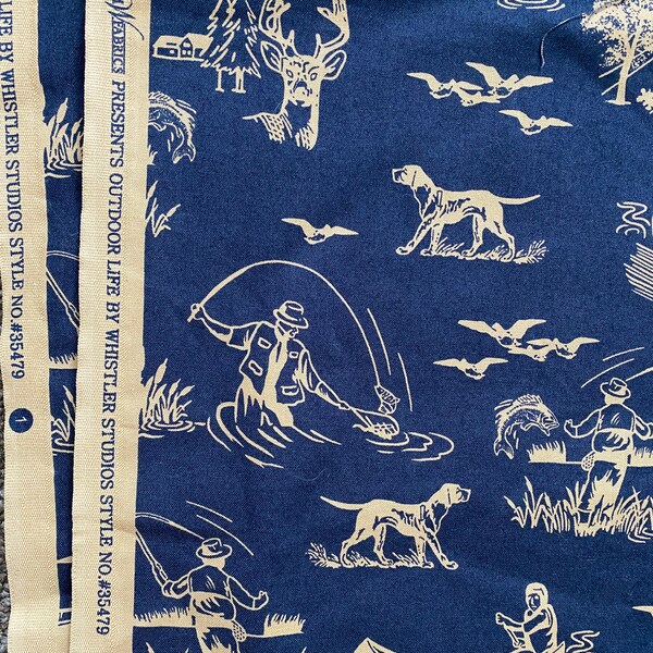 Hunting Fabric Etsy