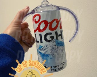 Coors Light Can-Style Sippy Cup