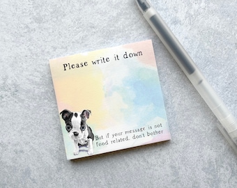 Sticky Notes - Boston Terrier