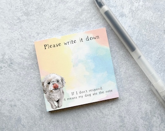 Sticky Notes - Shih Tzu