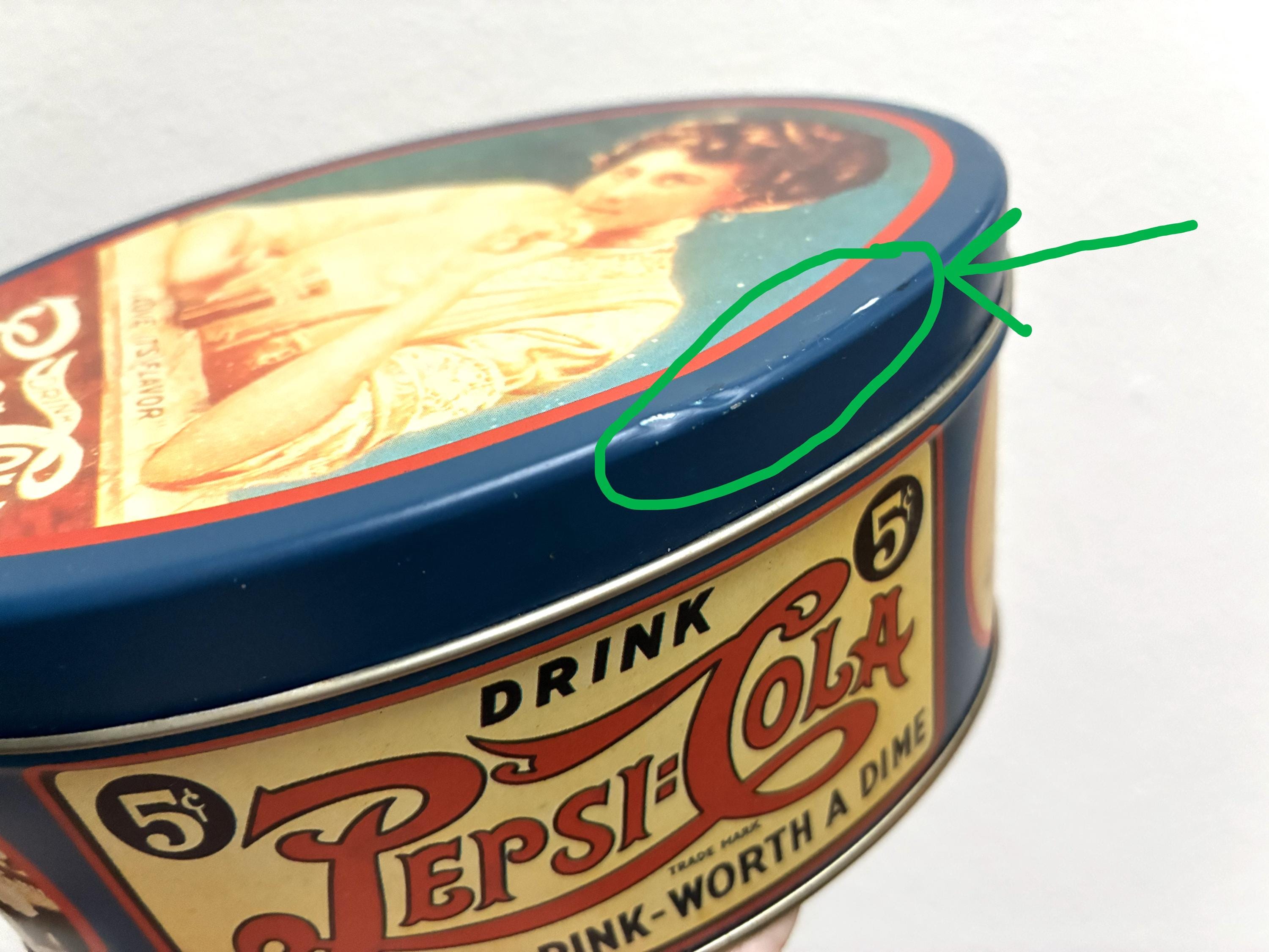 キャンディクッキー缶 4個セット、ペプシ リン・ノートン・パーカー 