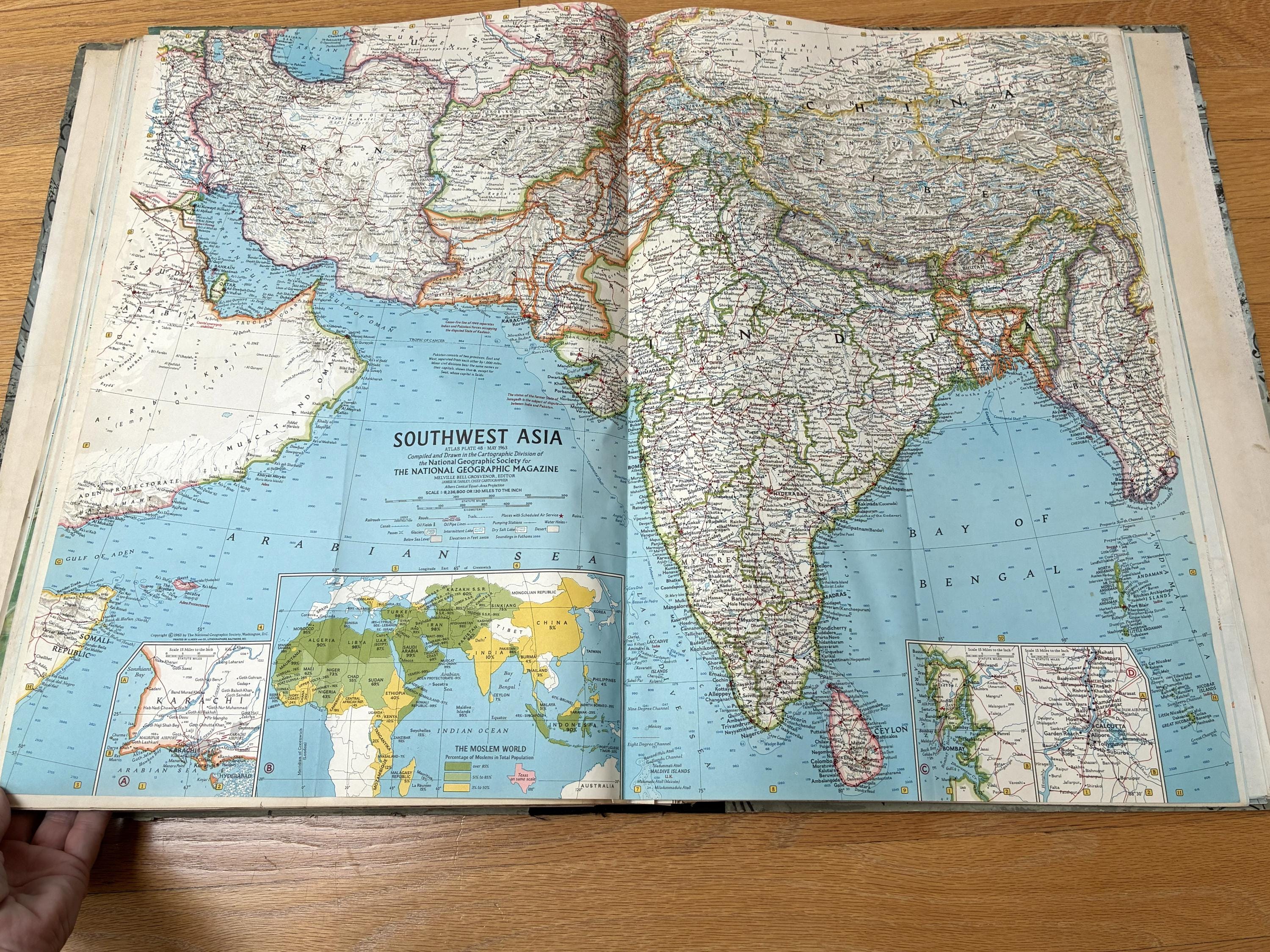 Rand Mcnally Atlas - Etsy