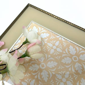 Vintage Gold Picture Frame: Ornate Metal Frame with Mat (9x11)