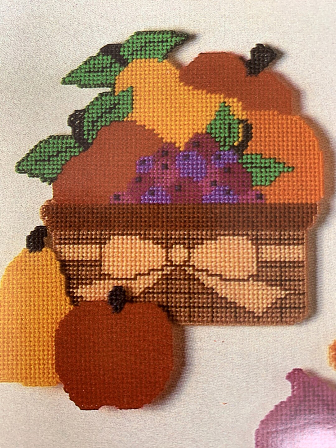 Vintage Needlepoint KIT Kitchen Set of 3 Pieces Mid Century Etsy