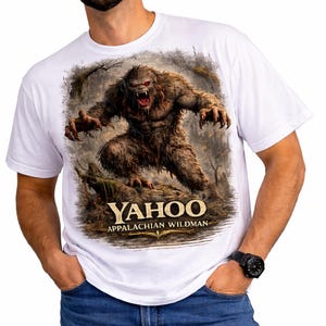 WV Cryptid Yahoo Appalachian Wildman Folklore PNG (Digital Download)