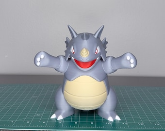 3D Printed Rhydon Figure –  Fan Art