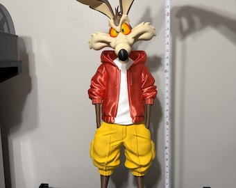 Wile E. Coyote 3D Figure – Unassembled
