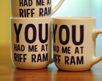 Custom mug-frogs-college gift- grad gift-riff ram coffee mug-customized mug-Mother's Day-grad gift-frog-Christmas-xmas gift-purple and white
