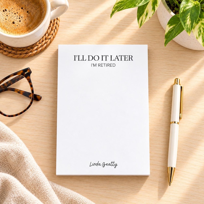 Reitrement Notepad Funny Retirement Notepad - Etsy