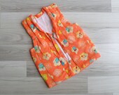 Vintage 60 39 s Girls Japanese Kimono Vest Top (2-5 Years)