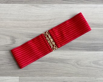 Cintura Donna In Pelle VONMELLI - Cintura Sottile Elegante Con Fibbia Dorata Per Jeans, Abiti E Pantaloni - Regalo Perfetto - Foto 2