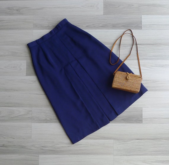 Navy pleated skirt 70 hotsell