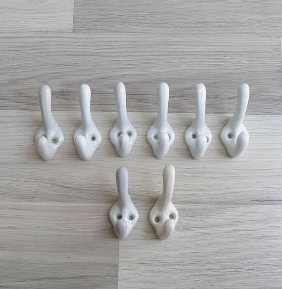 Antique white hooks discount