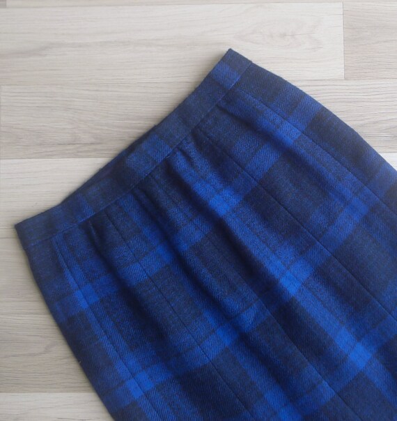 Plaid mermaid pencil skirt cheap
