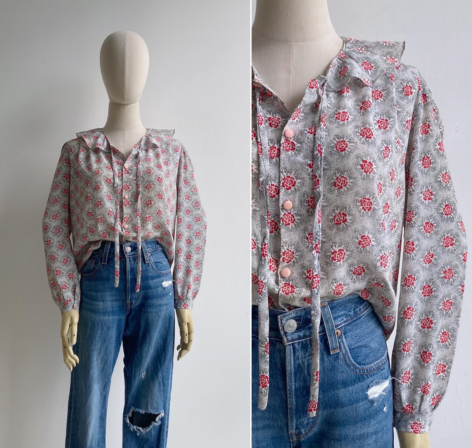 White Clown Blouse - Etsy