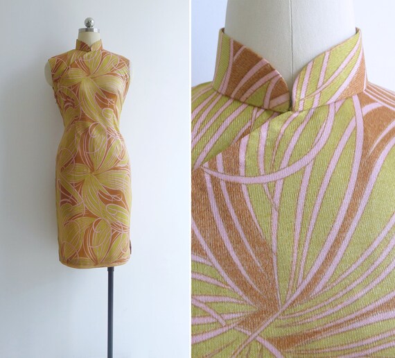 chartreuse cheongsam