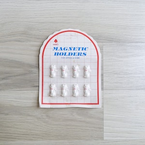 Vintage &#39;80s Kitty Cat Magnets Deadstock Stationery Supplies