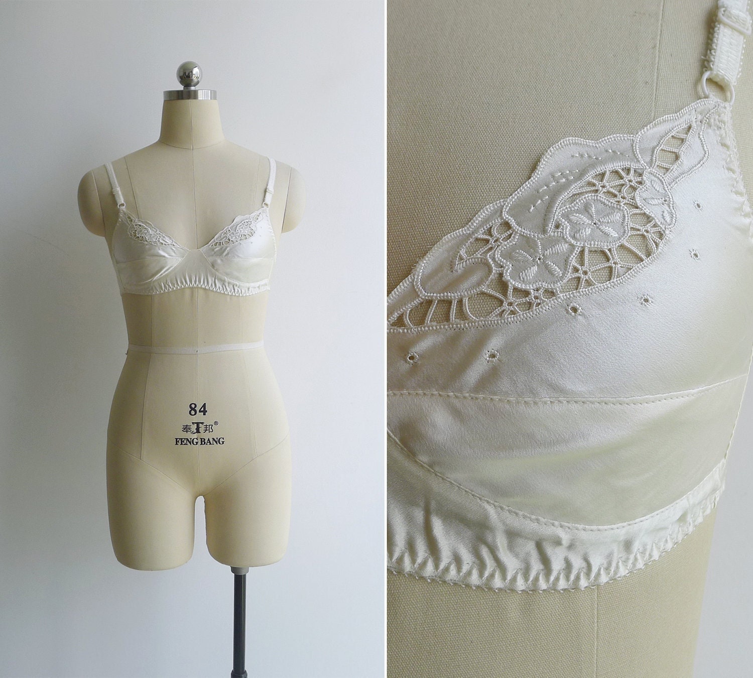 Soft Form Bra Cups Size: 30B, Color: White 1 pair, for cloth making like  dress