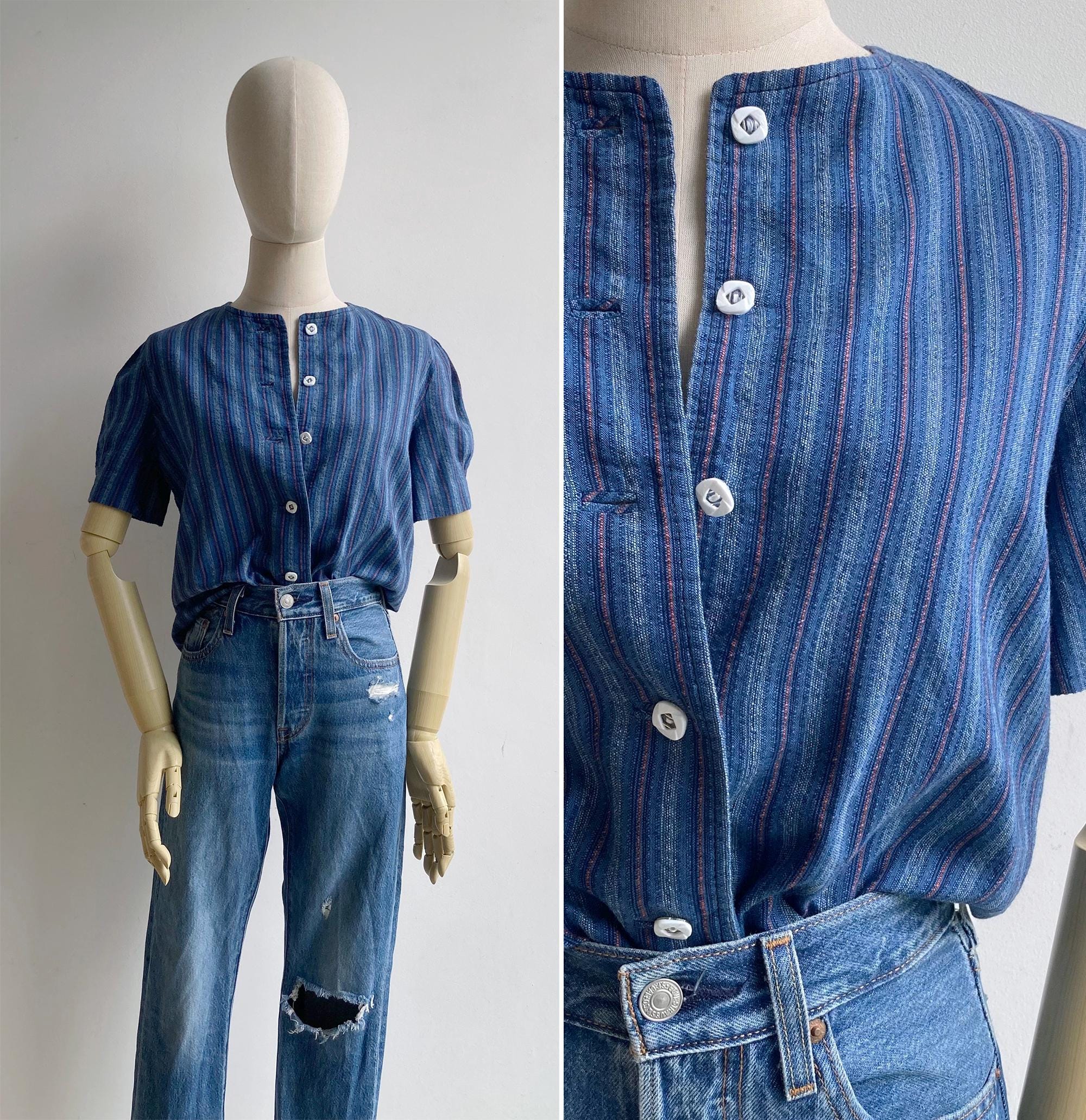 Vintage 70s Gauze Tops - Etsy
